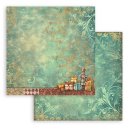 Scrapbookingpapier Set "The Nutcracker - Background" 8 x 8" Stamperia (10 Blatt)