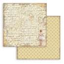 Scrapbookingpapier Set "The Nutcracker - Background" 8 x 8" Stamperia (10 Blatt)